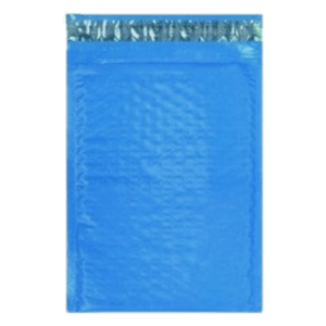 Blue Poly Bubble Mailers
