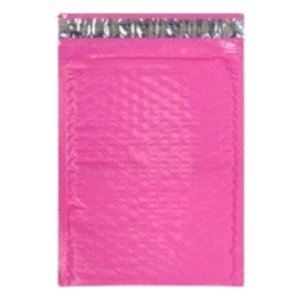 Hot Pink Poly Bubble Mailers