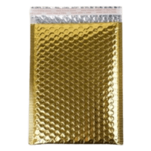 Thermal Metallic Gold Bubble Mailers