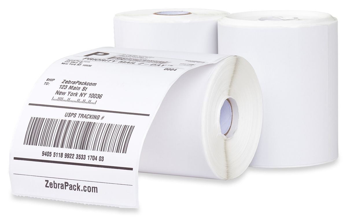 [10 Rolls, 250/Roll] 4 x 6 Direct Thermal Zebra/Eltron Compatible Labels - Pre