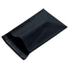 7.5"x10.5" Black Poly Mailer with Peel-N-Seal 100 pcs/cs