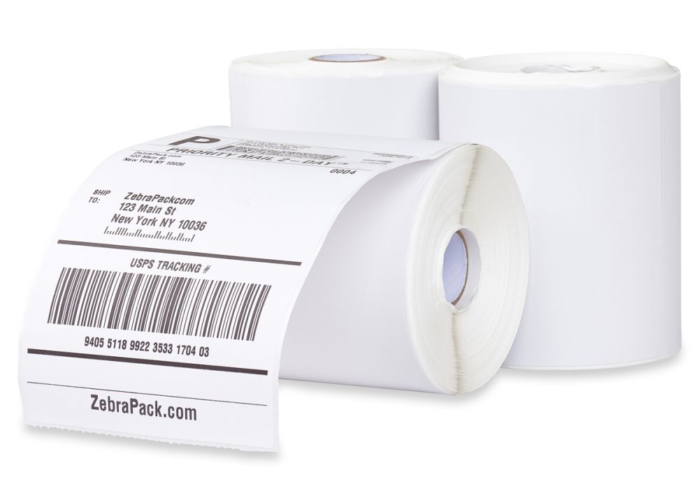 Zebra Compatible 1 3/16 x 1, 2 Up Labels - Free Shipping